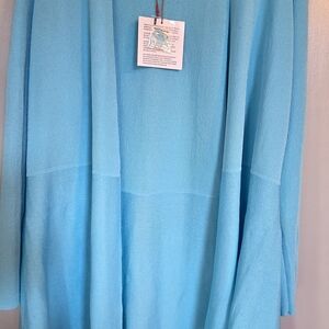 Anne Klein Sky Blue Knit Top